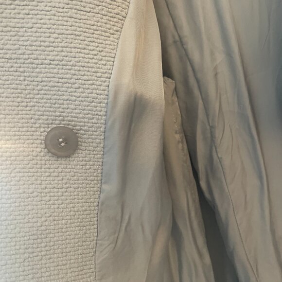 EUC Tory Burch Bonded Chiffon Texture Peacoat Light Blue Size 0 - Picture 7 of 7